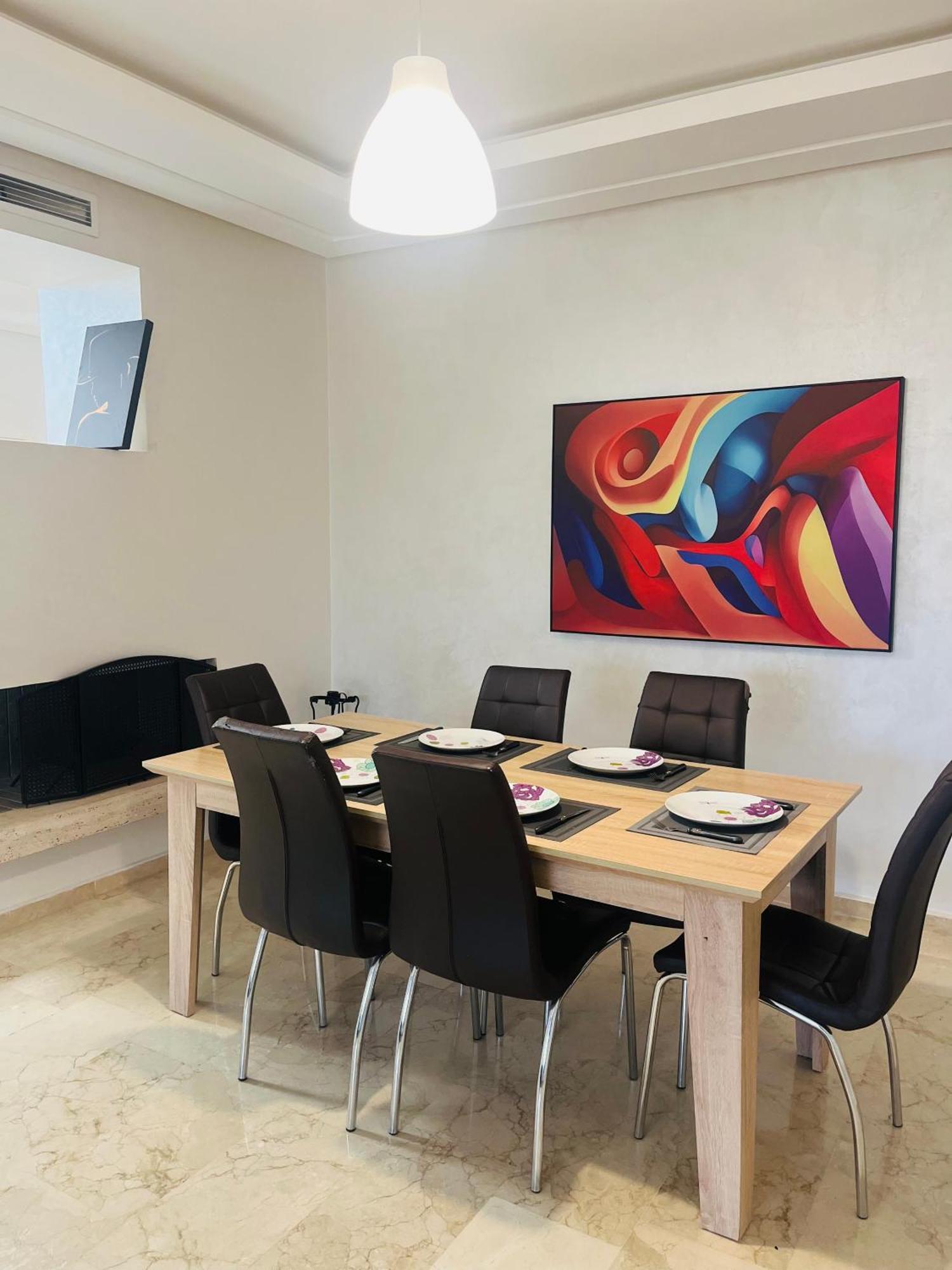 Chic & Cosy Flat Near Airport Lockbox Fast Wifi Apartment Nouaceur Exterior foto