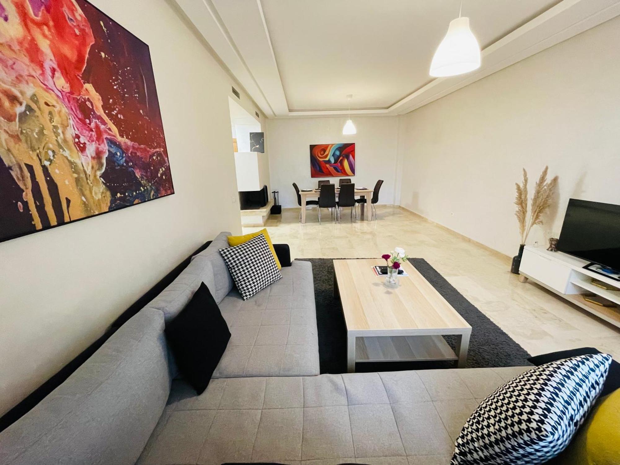 Chic & Cosy Flat Near Airport Lockbox Fast Wifi Apartment Nouaceur Exterior foto